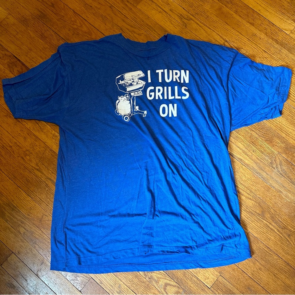 “I Turn Grills On” graphic shirt - 3XLT